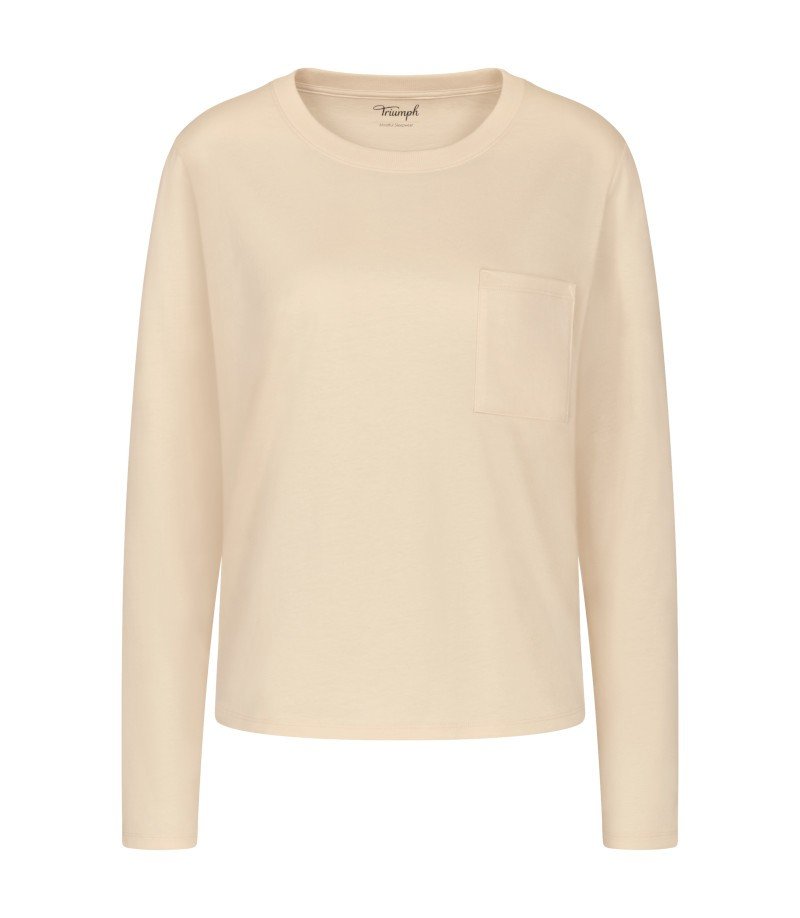 Triumph koszulka damska z długi rękawem Mix & Match LSL Top Chest Pocket-38