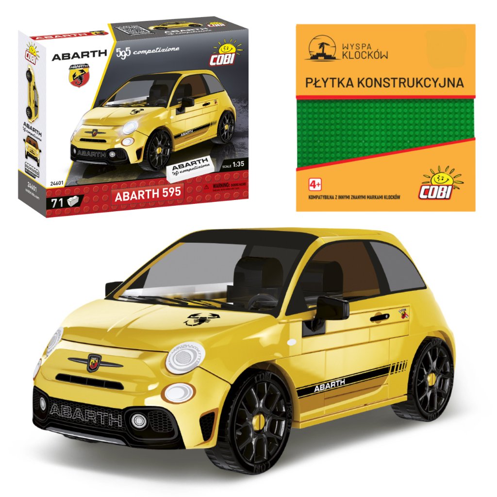 Cobi 24601 Samochód Abarth 595 Competizione 71 El. + PŁYTKA