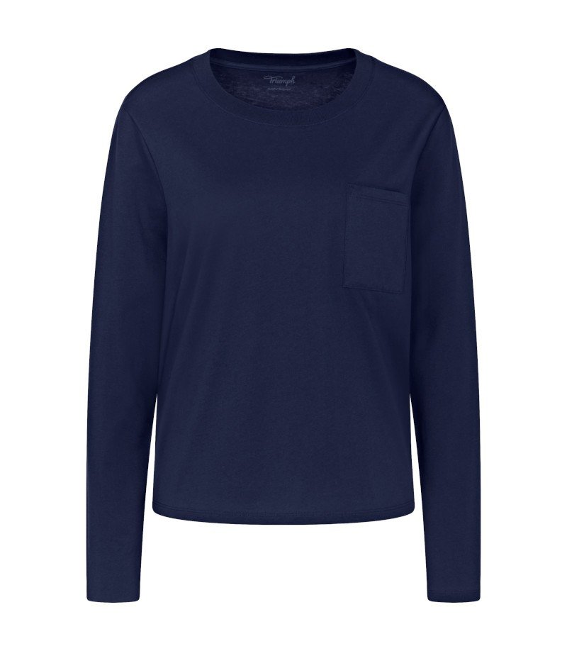 Triumph koszulka damska z długi rękawem Mix & Match LSL Top Chest Pocket-36