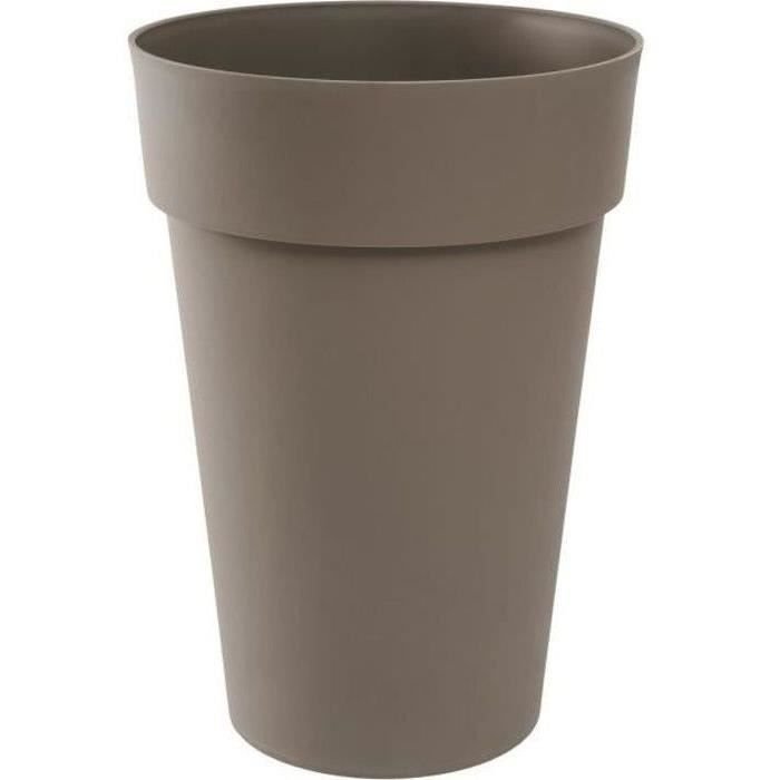 EDA Toskania doniczka/wazon wysoki - Ø 46 x wys. 65 cm - 67 L - ciemnoszary