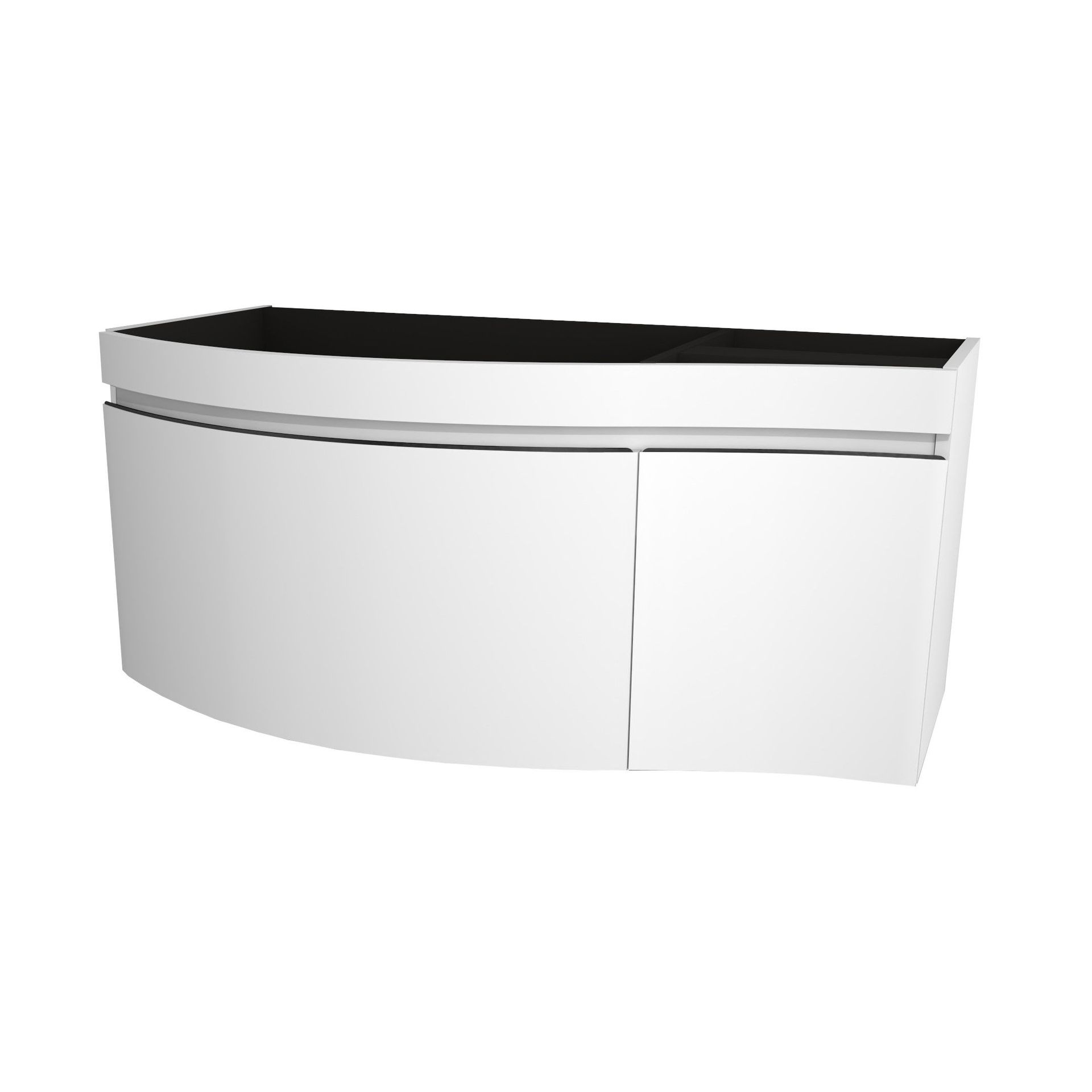 Szafka łazienkowa pod umywalkę Devo Vena Arte 2.0 110 cm lewa arctic white VA2-SU1D2SL-F01L09