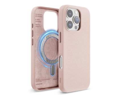 Elago Magnetic Leather do iPhone 16 Pro Lovely Pink