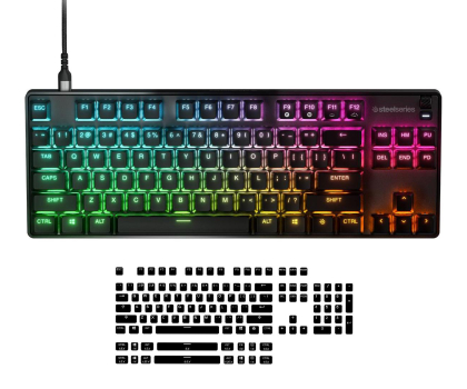 SteelSeries Apex 9 TKL + PrismCaps Czarne 64847+60200