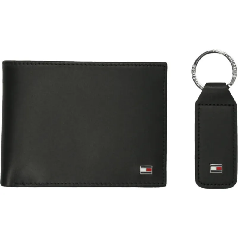 Tommy Hilfiger Skórzany portfel + brelok