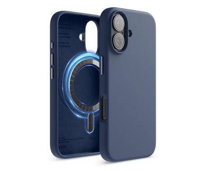 Elago Magnetic Silicone do iPhone 16 Jean Indigo