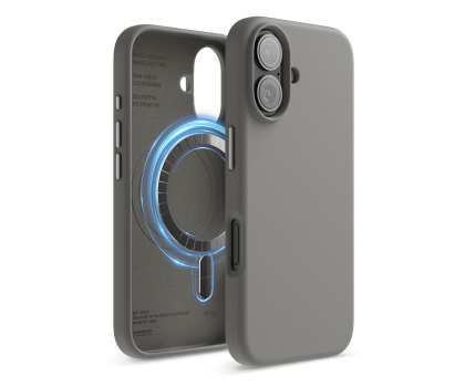 Elago Magnetic Silicone do iPhone 16 Medium Gray