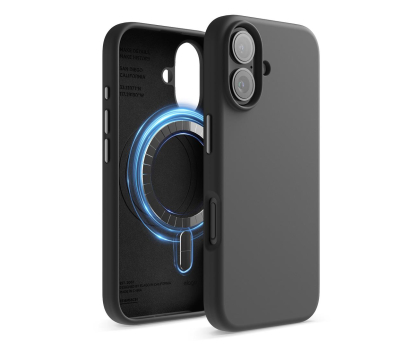 Elago Magnetic Silicone do iPhone 16 Black