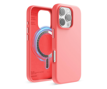 Elago Magnetic Silicone do iPhone 16 Pro Pink