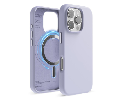 Elago Magnetic Silicone do iPhone 16 Pro Purple