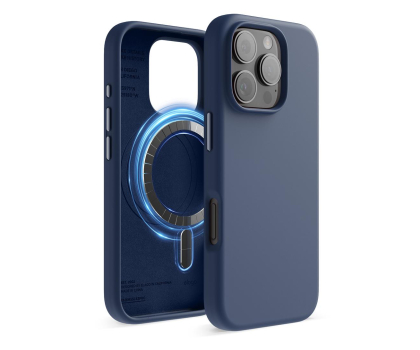 Elago Magnetic Silicone do iPhone 16 Pro Jean Indigo