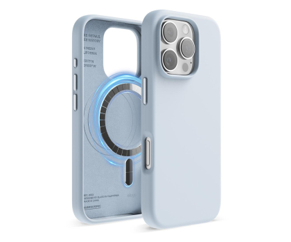 Elago Magnetic Silicone do iPhone 16 Pro Light Blue