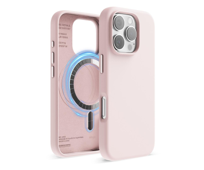 Elago Magnetic Silicone do iPhone 16 Pro Lovely Pink