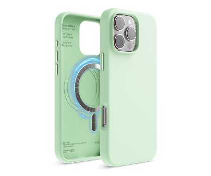 Elago Magnetic Silicone do iPhone 16 Pro Max Soft Mint