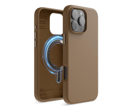 Elago Magnetic Silicone do iPhone 16 Pro Max Brown
