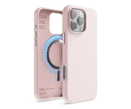 Elago Magnetic Silicone do iPhone 16 Pro Max Lovely Pink
