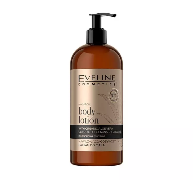Eveline cosmetics Organic Gold Nawilżająco-Odżywczy Balsam do Ciała 500ml EVEL-0188