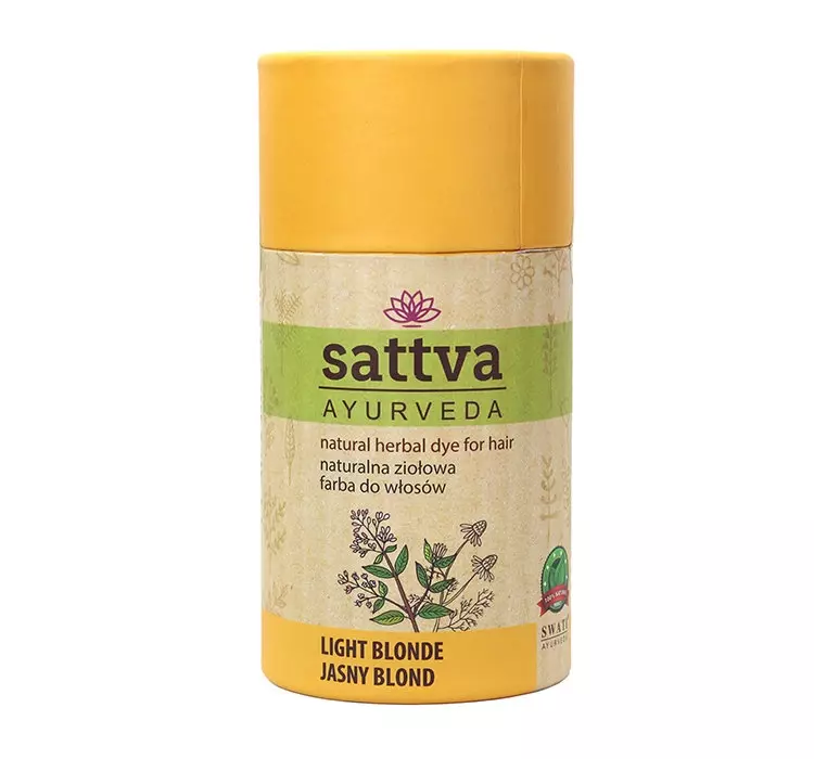SATTVA Sattva Ayurveda Farba Do Włosów Jasny Blond 150G SAT871