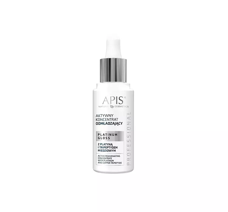 Platinum Gloss aktywny koncentrat odmładzający z platyną i tripeptydem miedziowym 30ml