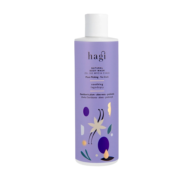 Hagi Żel do Mycia Ciała Na Śliwki Łagodzący żel pod prysznic 300 ml