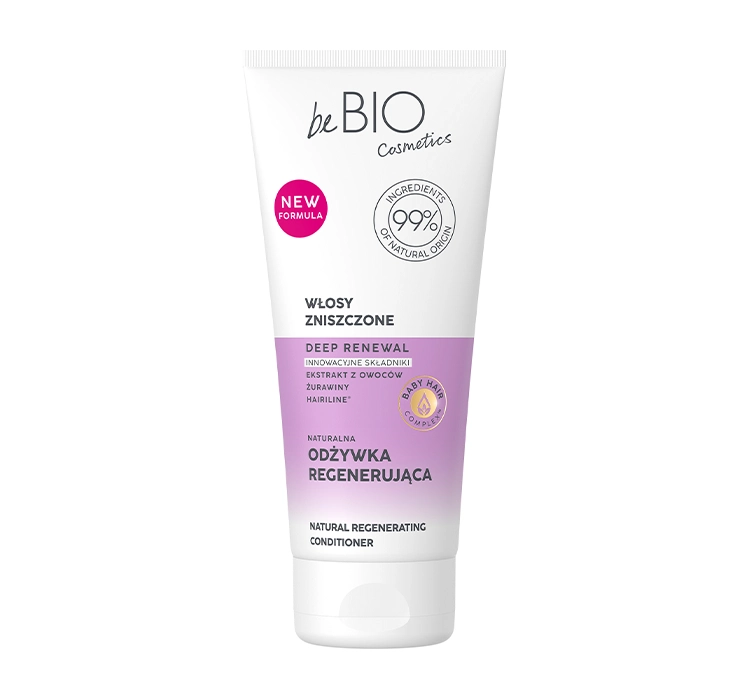beBIO Naturalna odżywka włosy zniszczone 200 ml
