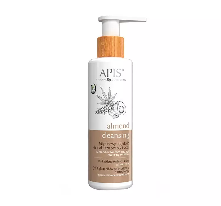 Apis Professional Migdałowy olejek do demakijażu twarzy i oczu Apis Almond 150 ml