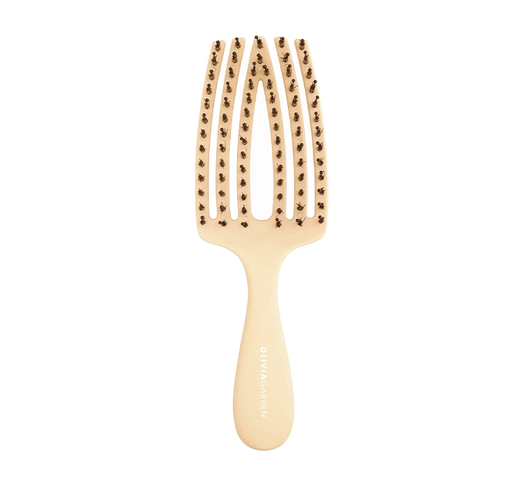 Olivia Garden Finger Brush Care Mini Kids - szczotka do rozczesywania włosów dla dzieci, żółta