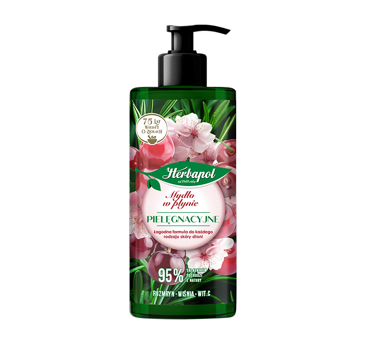 HERBAPOL PIELĘGNACYJNE MYDŁO W PŁYNIE 390ML