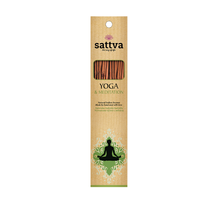 Sattva Sattva Kadzidełka Naturalne Yoga & Mediation ECO CERT 15 szt 3605-290D4