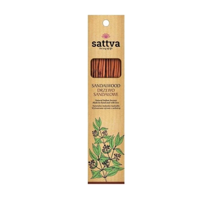 Sattva Sattva Kadzidełka Naturalne Drzewo Sandałowe 15 szt B984-3411F