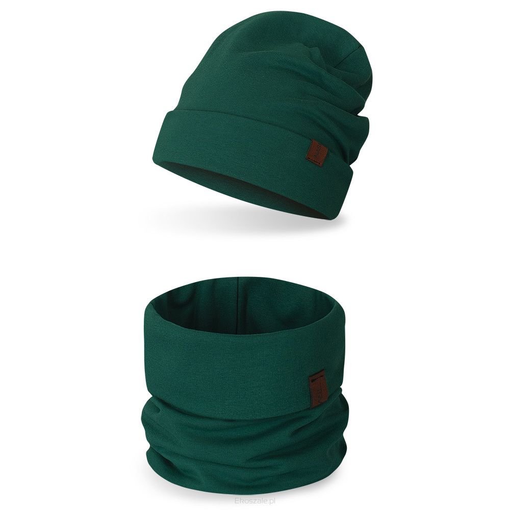 komplet dziecięcy czapka+ komin 1-3