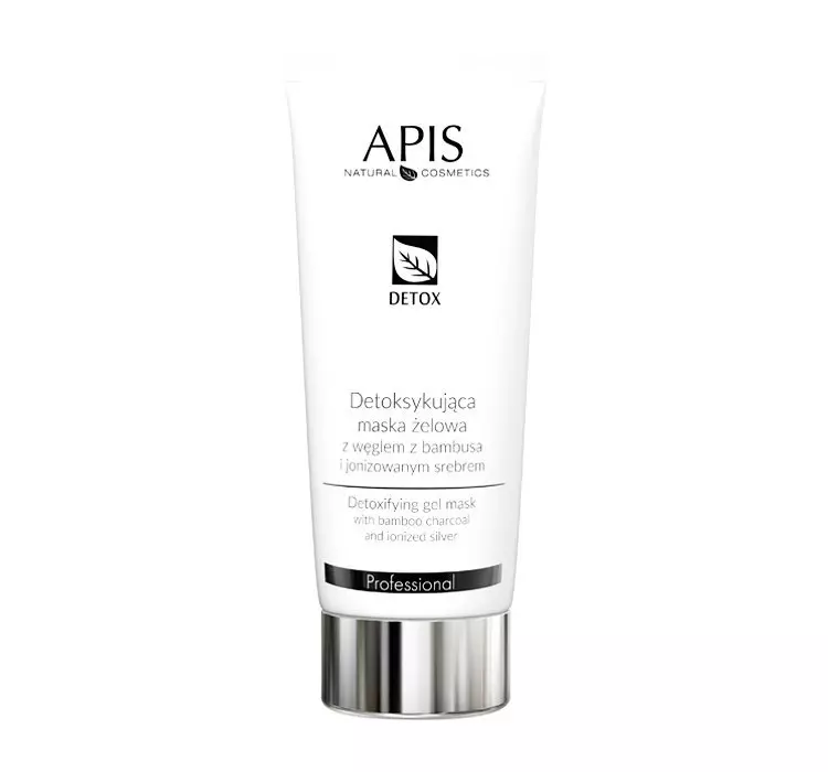 Apis Professional Detoksykująca maska żelowa z węglem z bambusa i jonizowanym srebrem - Detox Mask Detoksykująca maska żelowa z węglem z bambusa i jonizowanym srebrem - Detox Mask