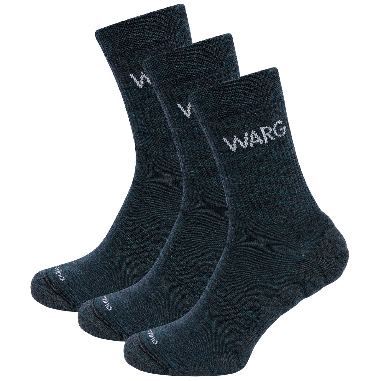 Zestaw skarpetek Warg Endurance Merino 3-pack Rozmiar skarpet: 43-46 / Kolor: zielony