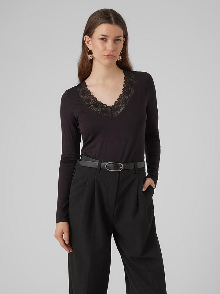 Vero Moda Koszulka w kolorze czarnym