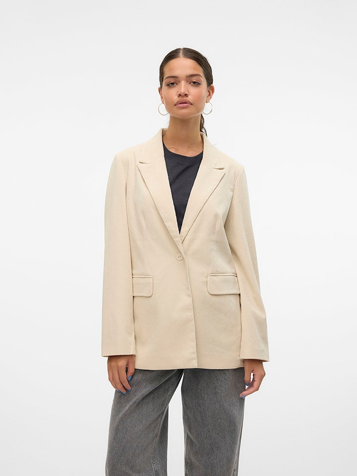 Vero Moda Blezer w kolorze beżowym