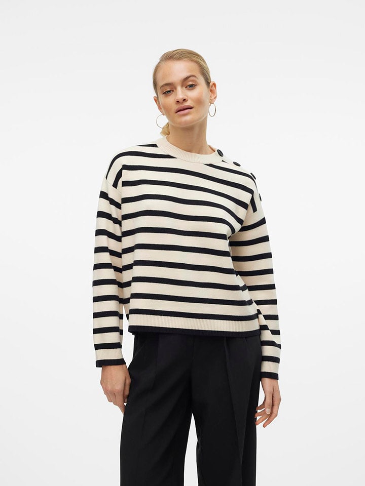 Vero Moda Sweter w kolorze beżowym