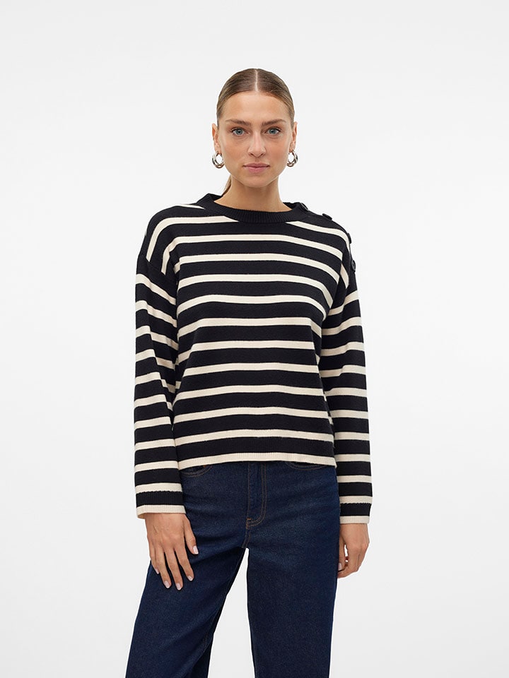 Vero Moda Sweter w kolorze czarnym