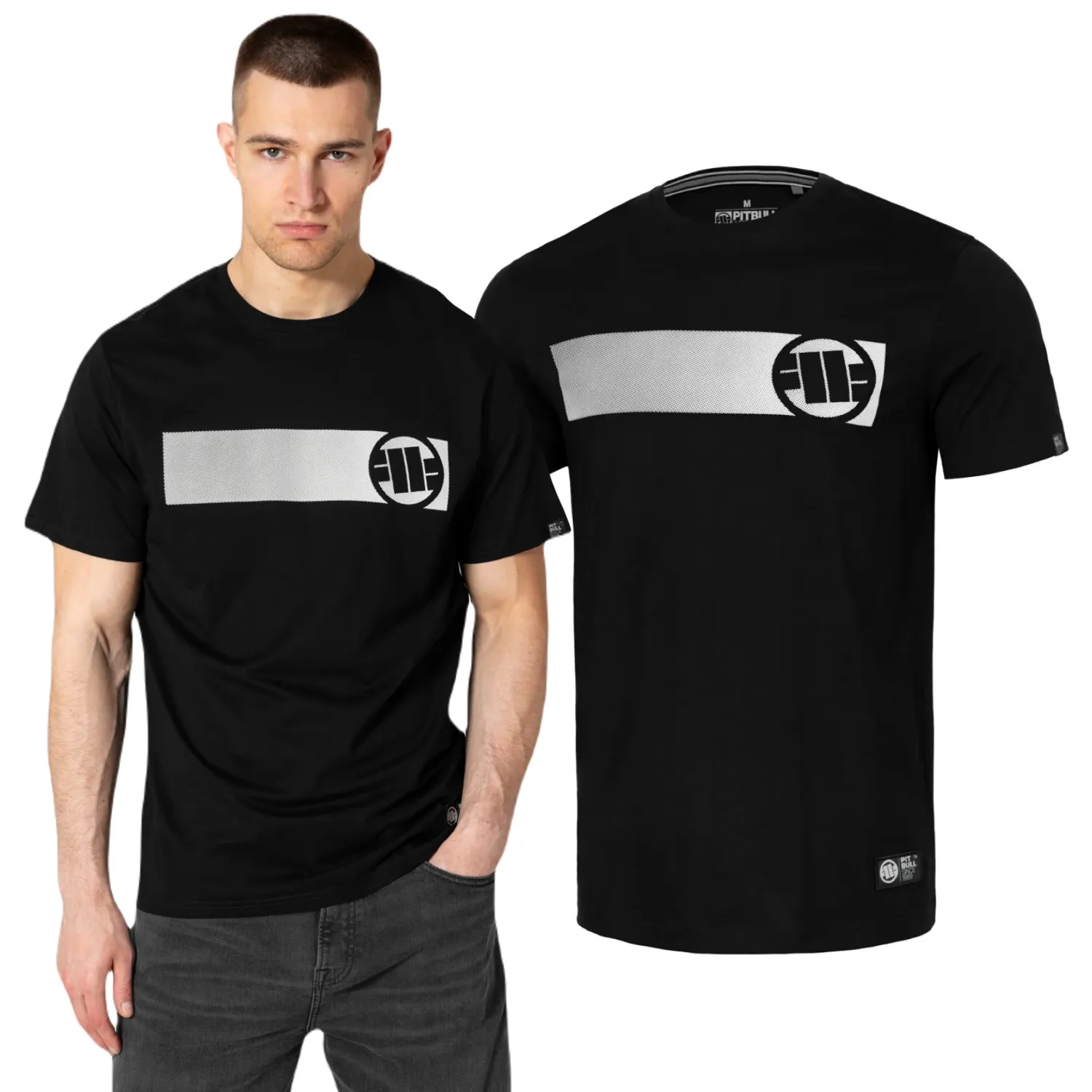 Koszulka Pit Bull Middle Weight 170 Basic Casino '24 - Czarna