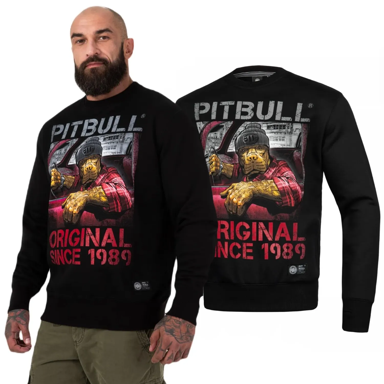 Bluza PITBULL Seria Regular Drive '23 - Czarna L