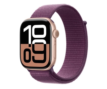 Apple Watch 10 GPS + Cellular 42mm z aluminium różowego złota opaska sportowa Dojrzała Śliwka