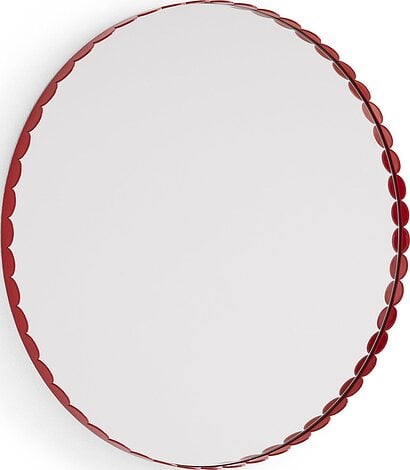 Lustro ścienne Hay Arcs okrągłe czerwone