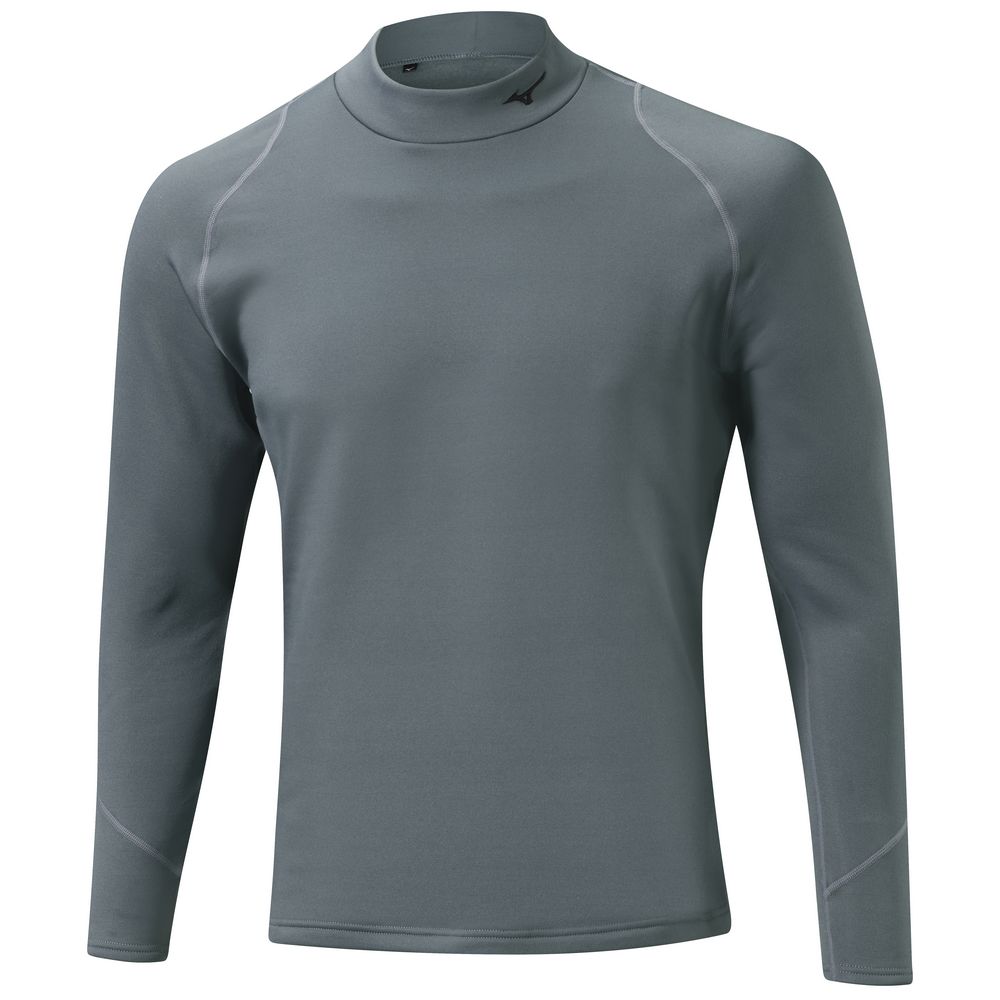 Mizuno Breath Thermo BioGear Base Layer grey golfowa koszulka termiczna