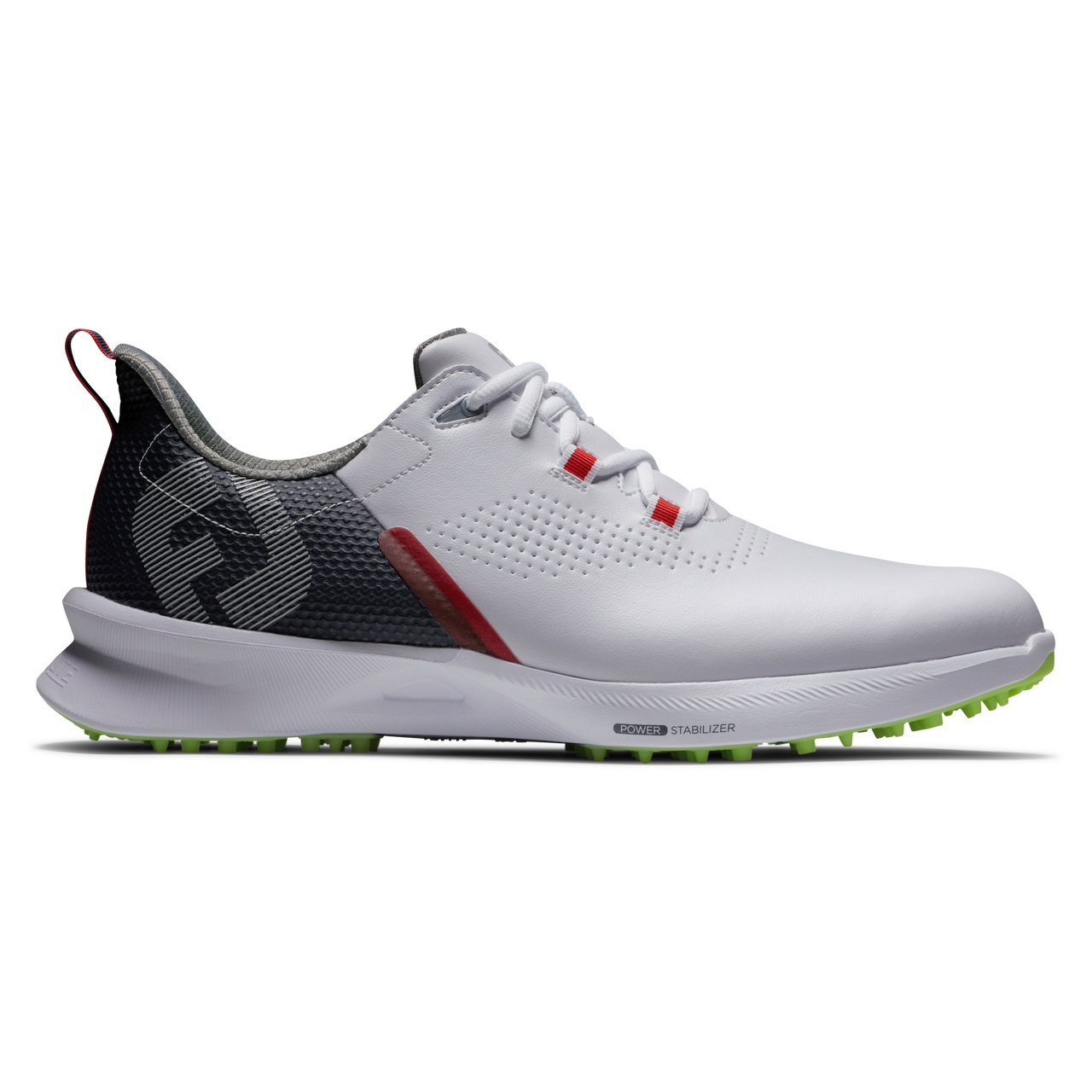 Męskie buty golfowe Footjoy Fuel white/navy/lime
