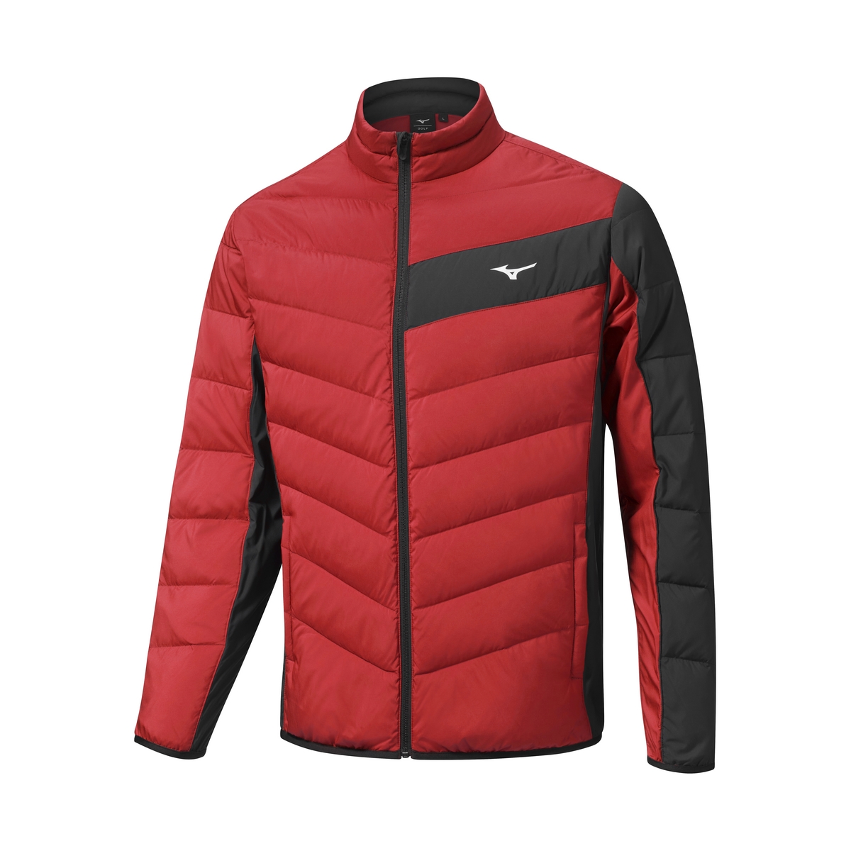Mizuno Breath Thermo Max Jacket red golfowa kurtka ocieplana