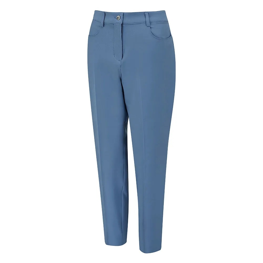 Damskie spodnie golfowe Ping Vic Tapered Ladies Trousers coronet blue