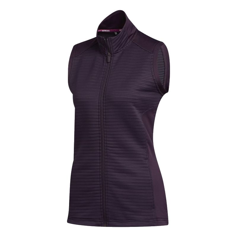 Adidas COLD.RDY Ladies Vest purple kamizelka golfowa ocieplana