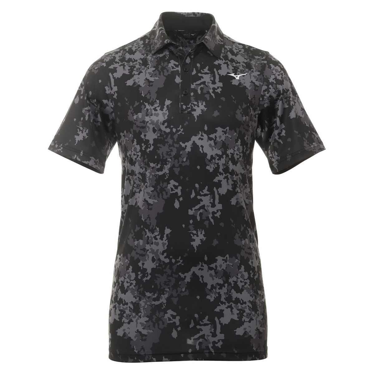 Męska koszulka golfowa Mizuno Flora Polo black
