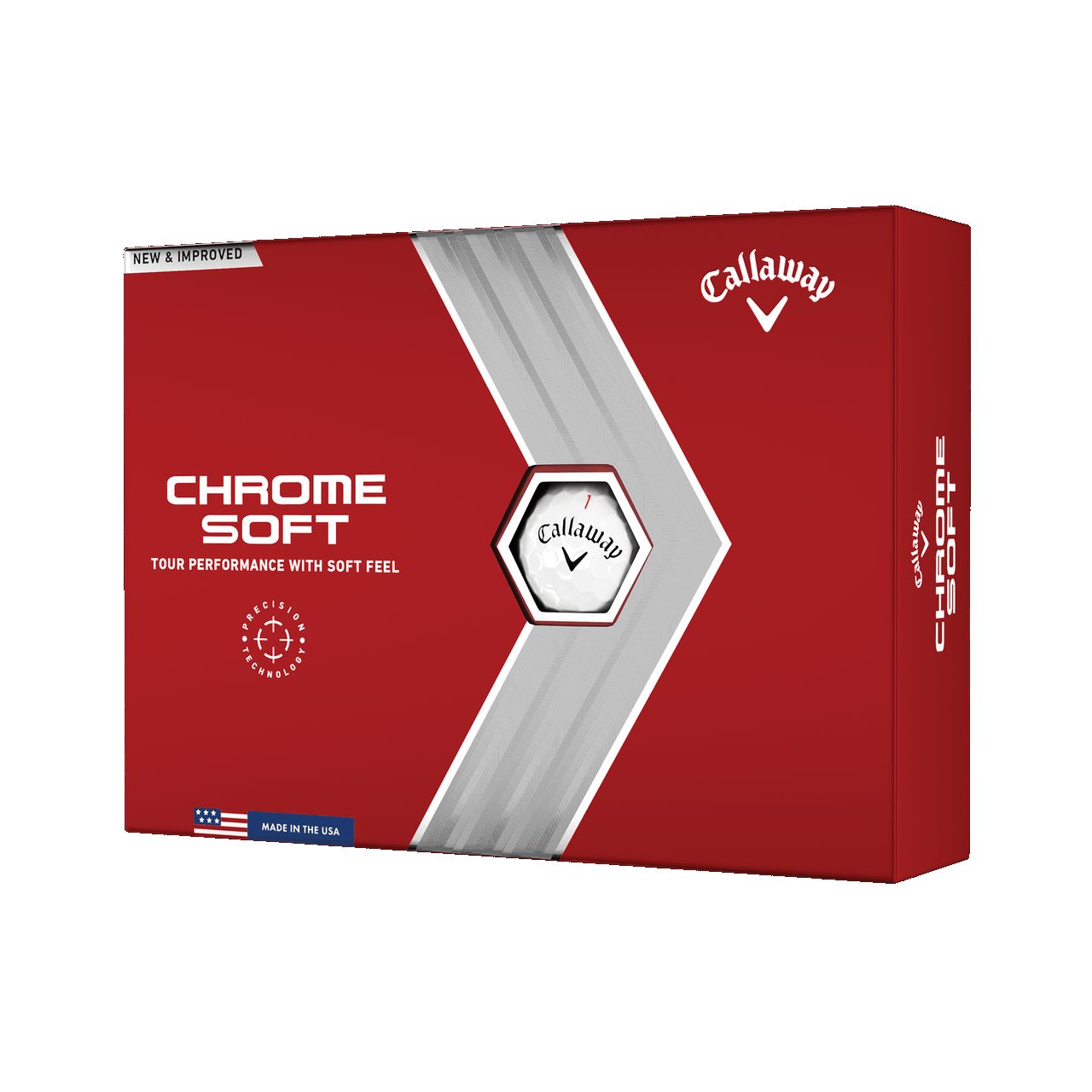 Piłki golfowe Callaway Chrome Soft 12-pack