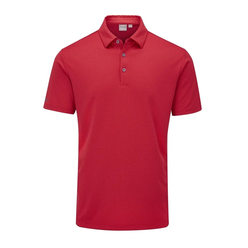 Męska koszulka golfowa Ping Halcyon Polo red