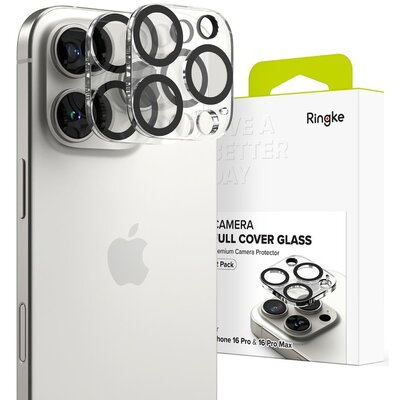 Nakładka na obiektyw RINGKE Camera Protector do Apple iPhone 16 Pro/16 Pro Max Przezroczysty (2 szt.)