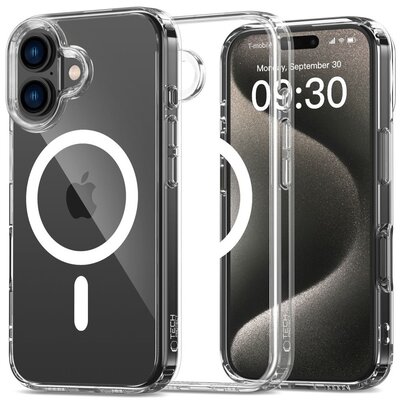 Etui IPHONE 16 Tech-Protect FlexAir Hybrid MagSafe Clear transparentne